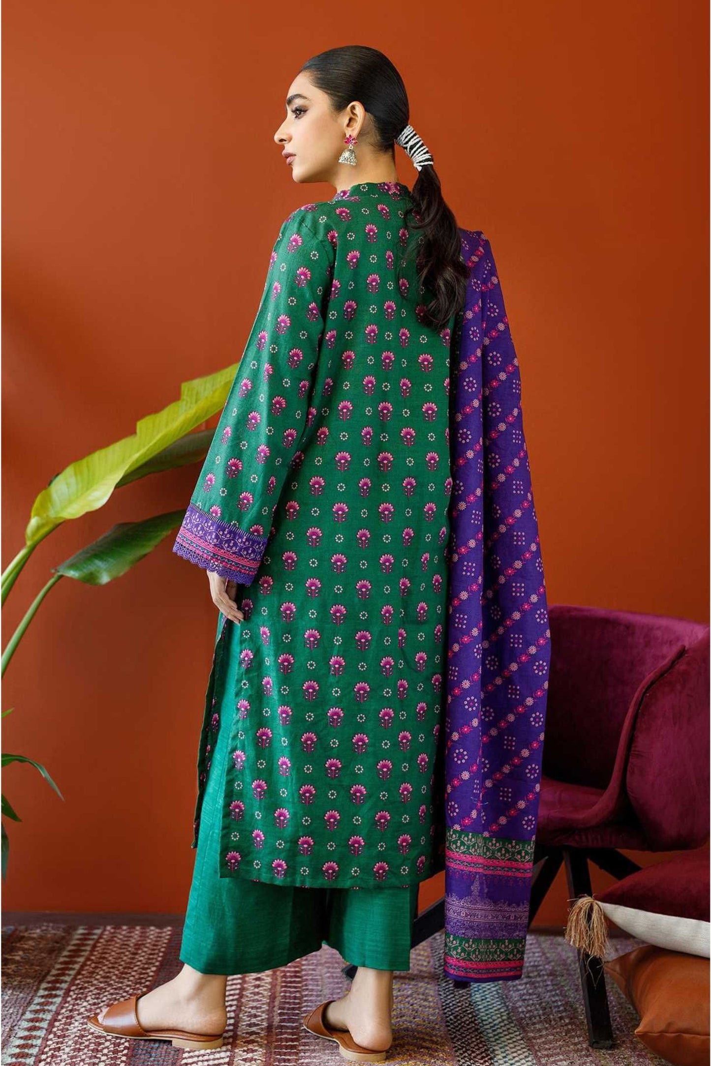 Orient Digital Printed Lawn 3PC