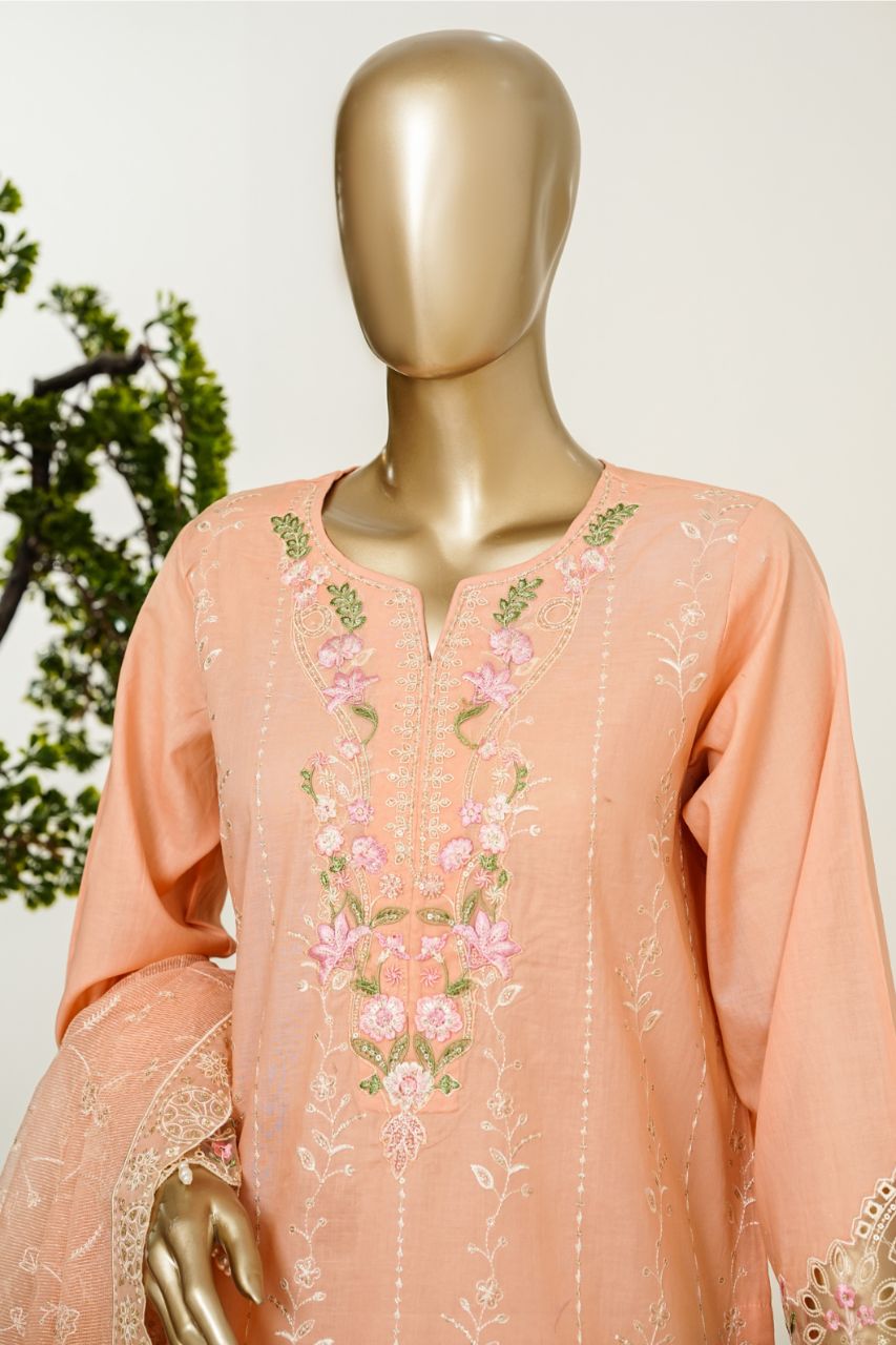 Aifa Luxury Emb Laserkari Dyed Lawn 3PC