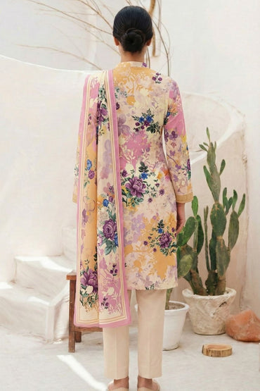 Classics By Motifz Digital Printed Lawn 3PC