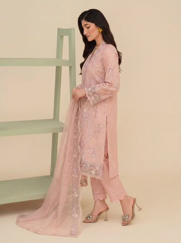 Maria B Luxury Embroidered Chikenkari Lawn 3PC