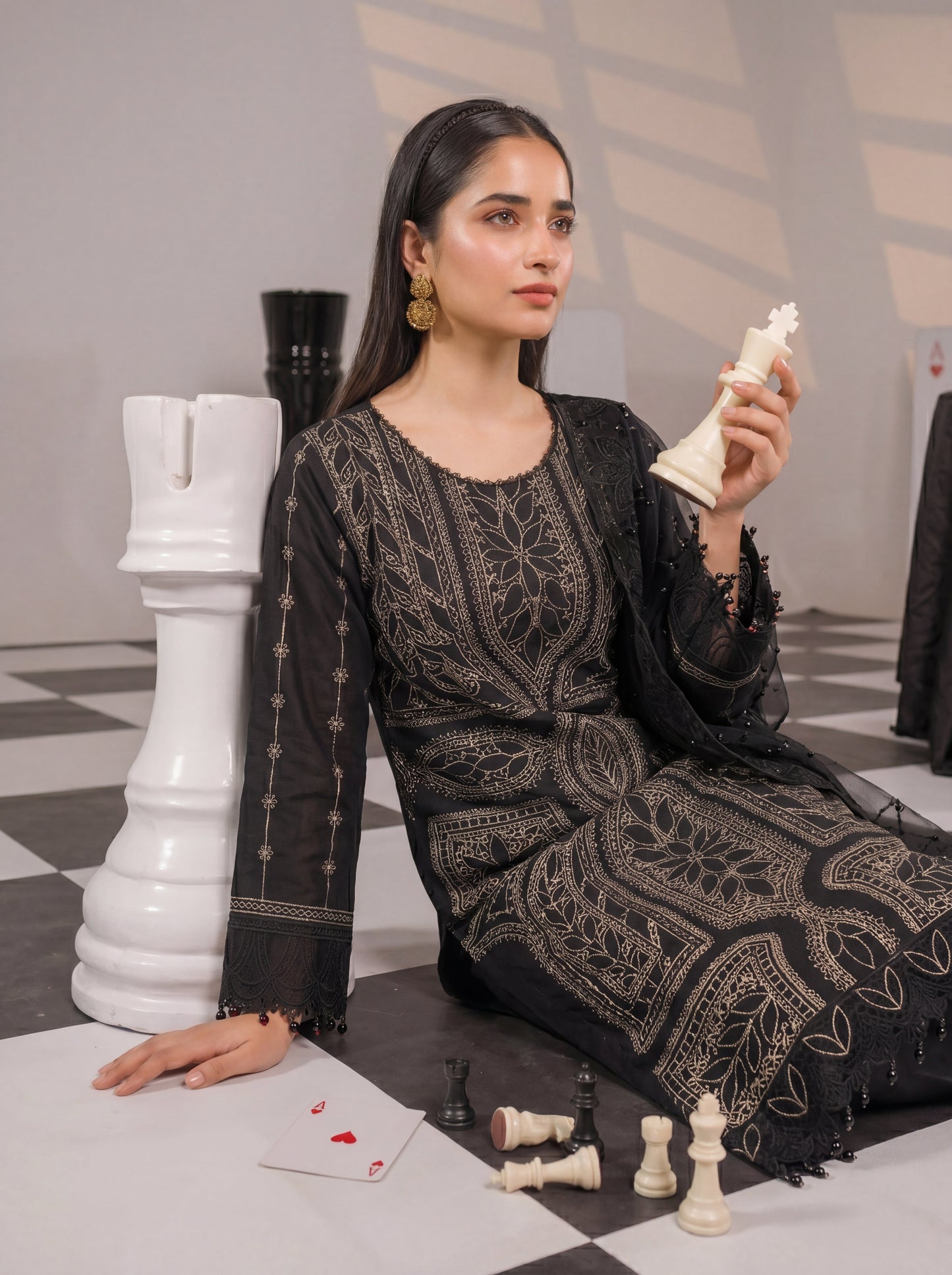 Mirari Luxury Embroidered Lawn 3PC