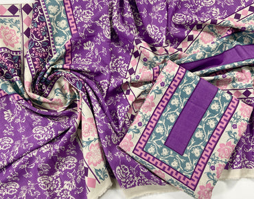 Beechtree Digital Printed Khaddar Shirt-1PC