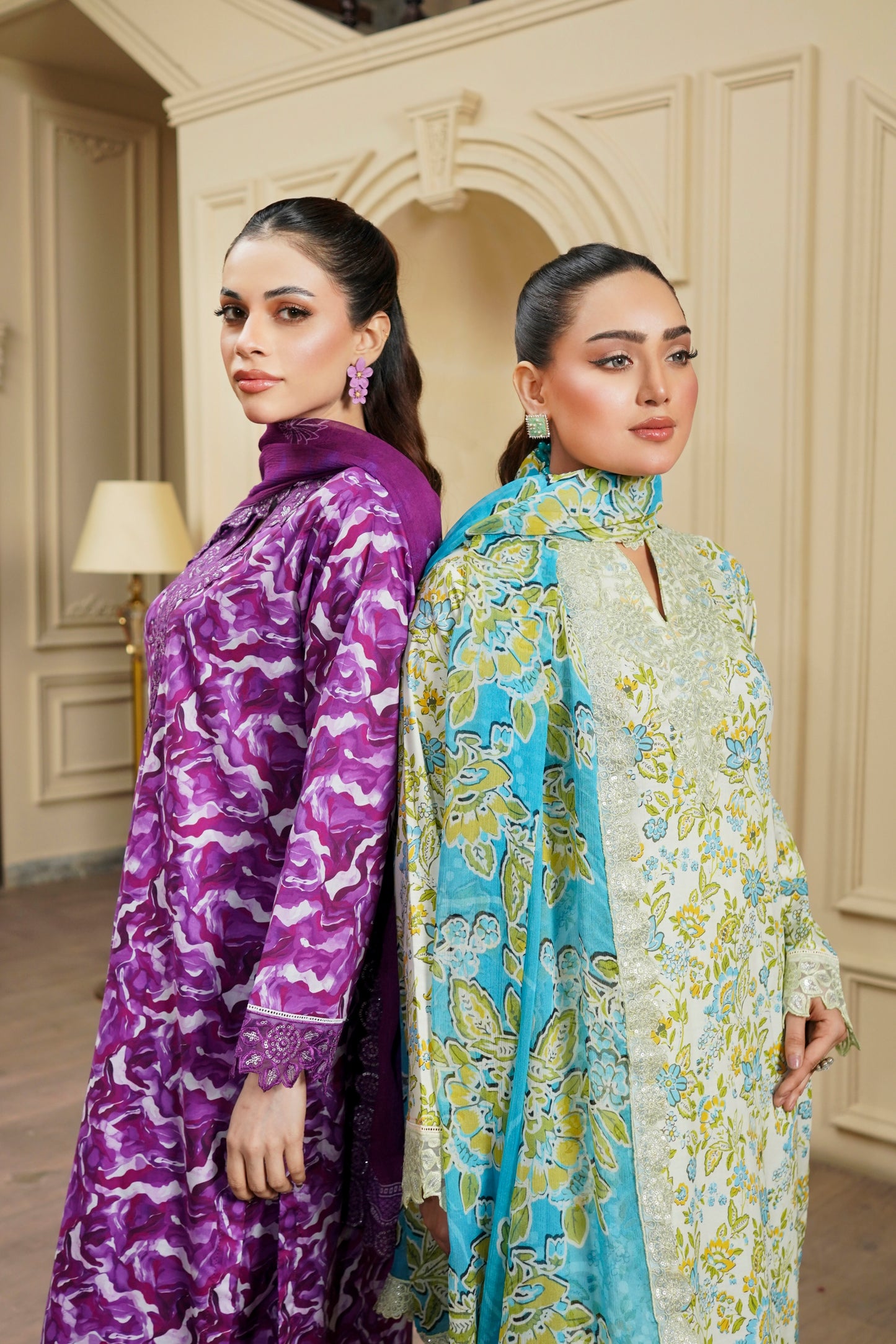 Moco By Anaya Noor Emb & Digital Printed Lawn 3PC