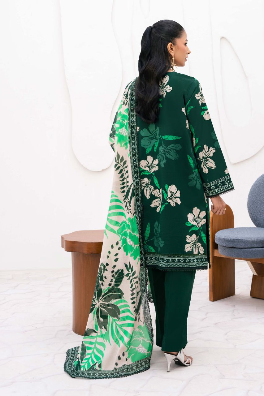 Yakin By Asifa Digital Printed Lawn 3PC