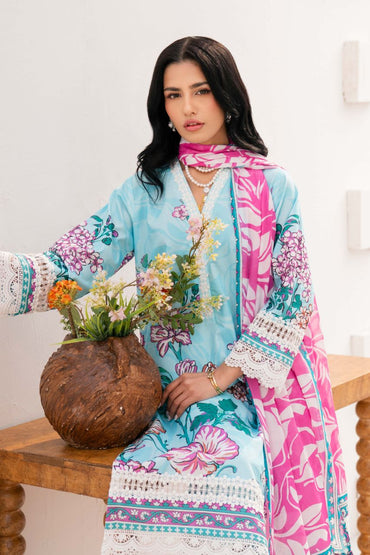 Yakin By Asifa Digital Printed Lawn 3PC