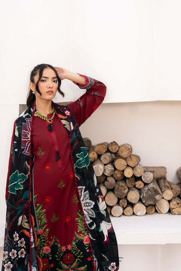 Yakin By Asifa Digital Printed Lawn 3PC