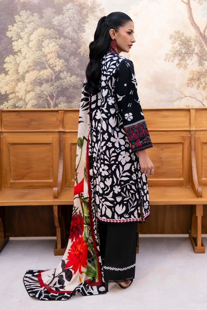 Yakin By Asifa Digital Printed Lawn 3PC