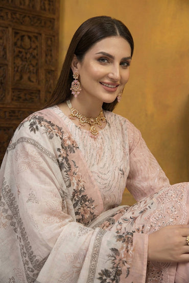Monaliza By Anaya Noor Luxury Embroidered Lawn 3PC
