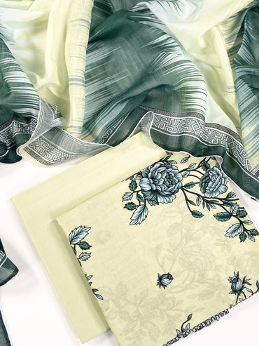 Rijja By Murashe Digital Printed Lawn 3PC