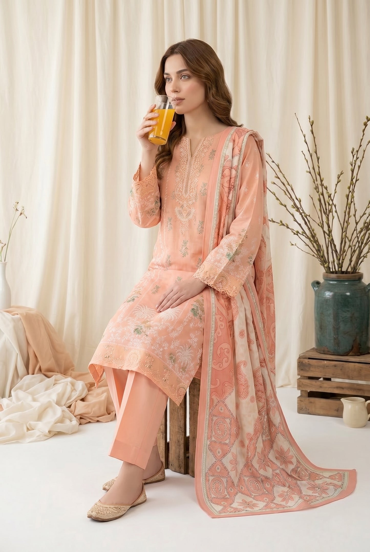 Gulnaar By Anaya Noor Digital Printed Lawn 3PC