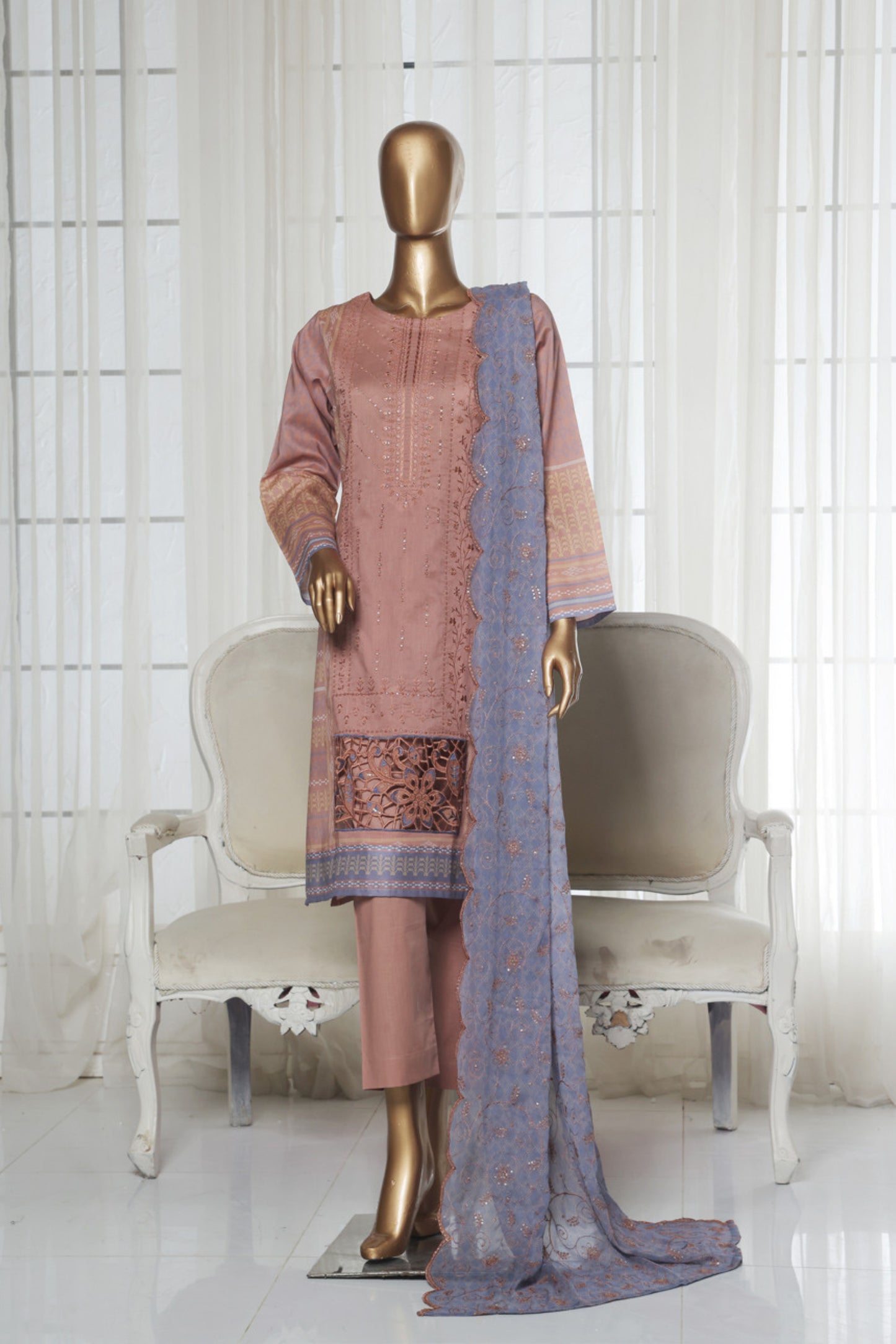 Vasl By Aifa Fancy Emb Lawn 3PC