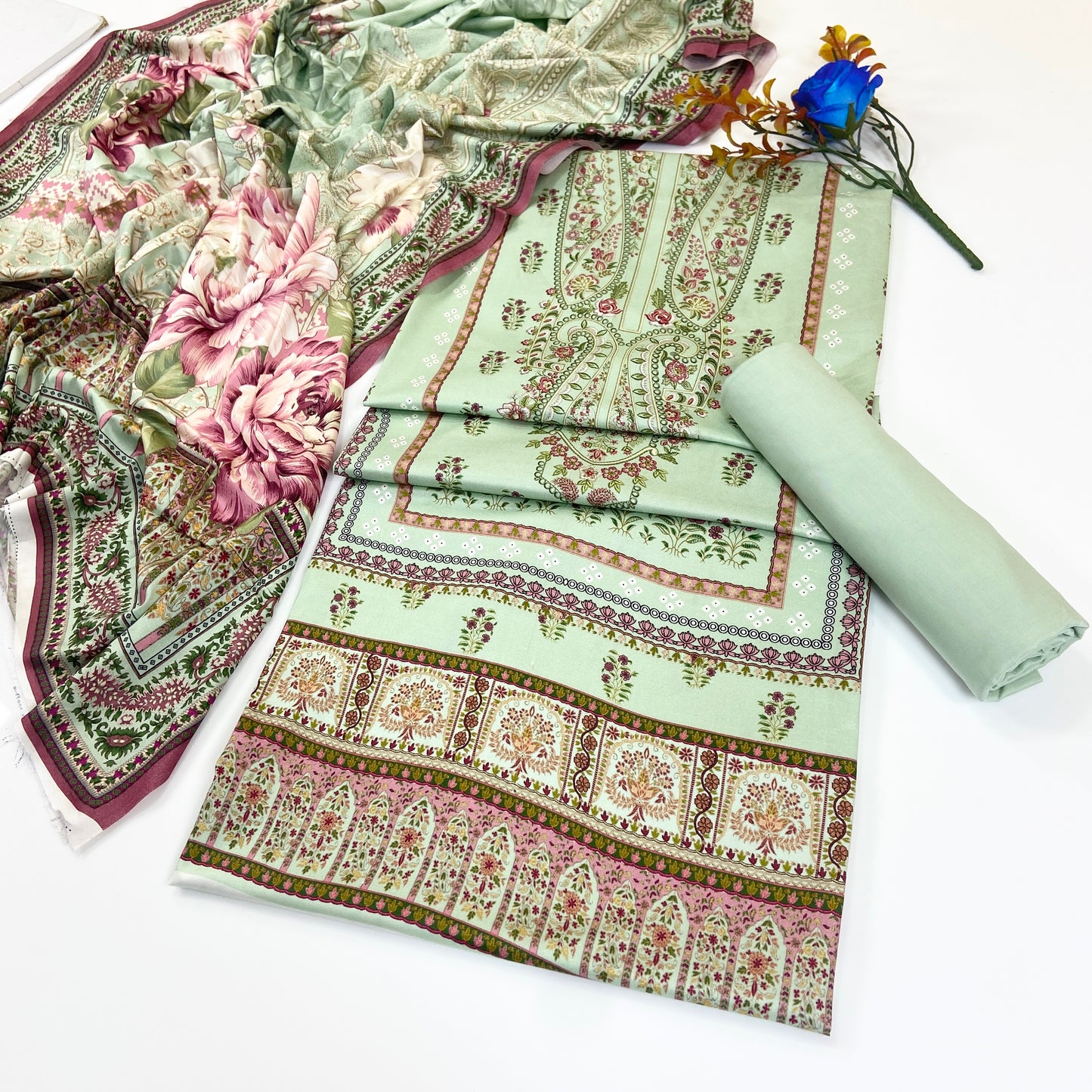 Malhaar Digital Printed Linen 3PC