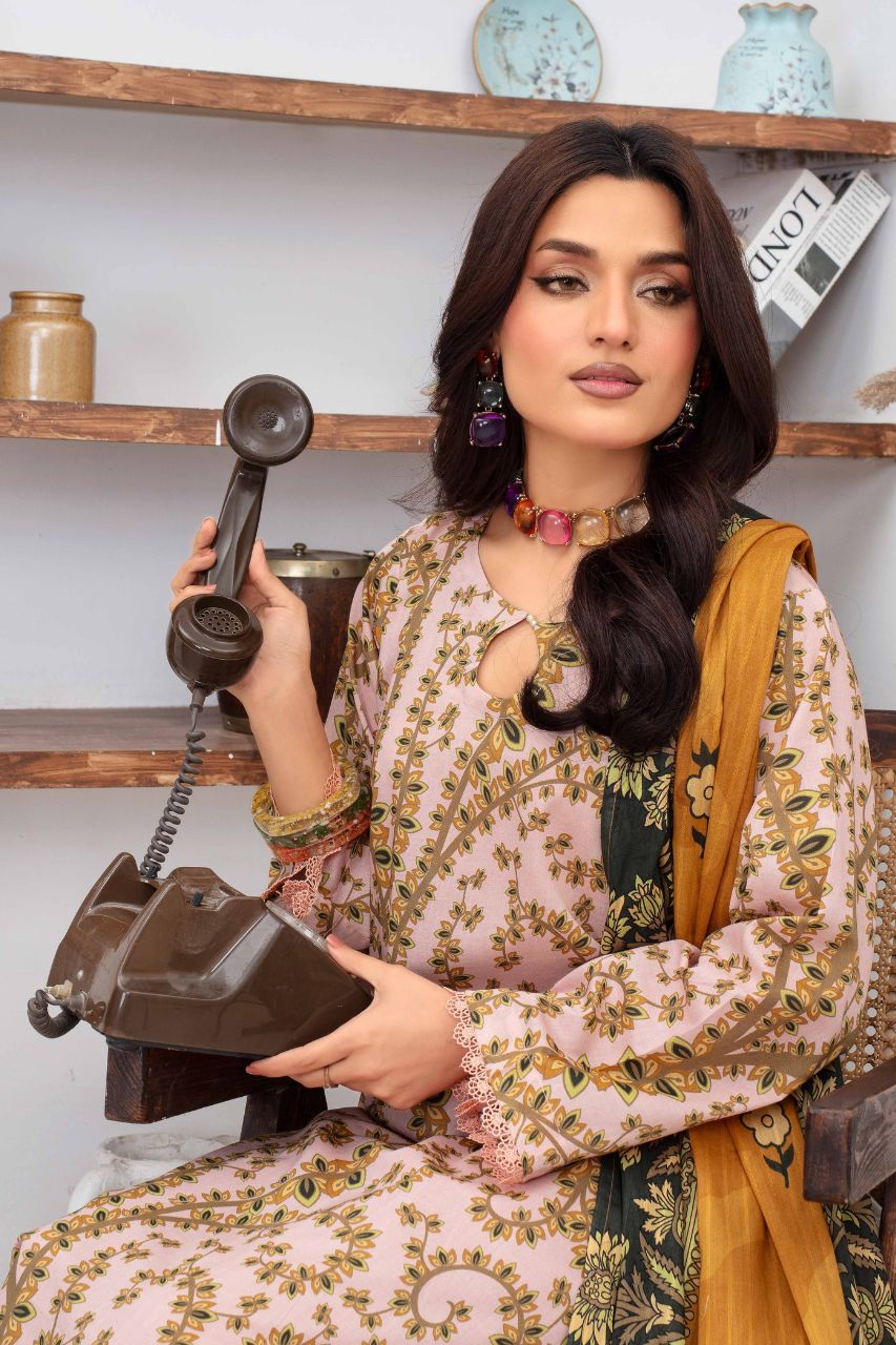 Fabiha By Feroza Digital Printed Lawn 3PC