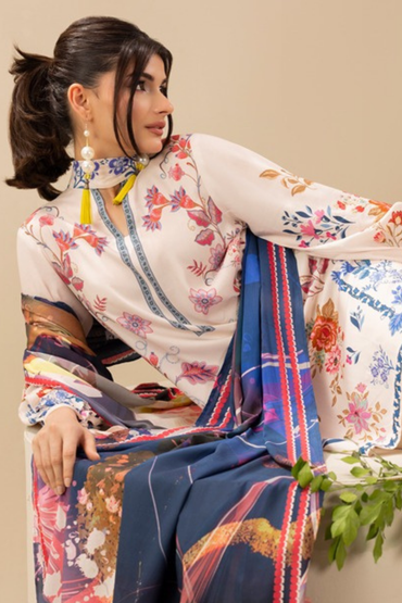 Paltar Printed Slub Linen 3PC