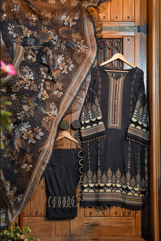 Miral By Murashe Printed Lawn 3-PC