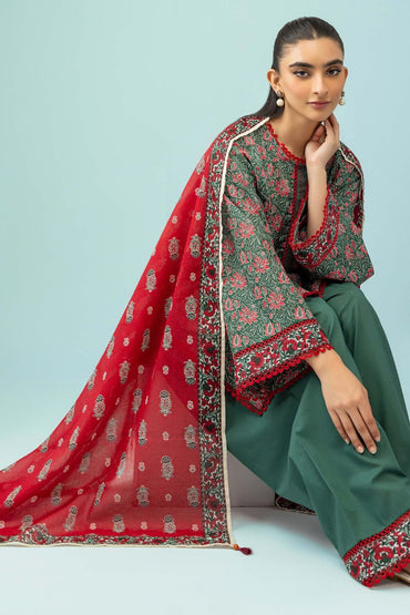 Orient Digital Printed Lawn 3PC