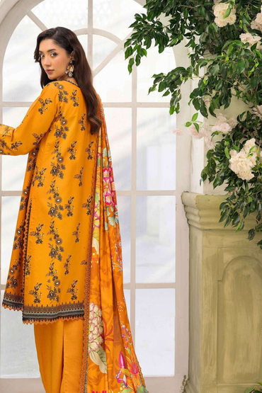 Raiha Digital Printed Linen 3PC