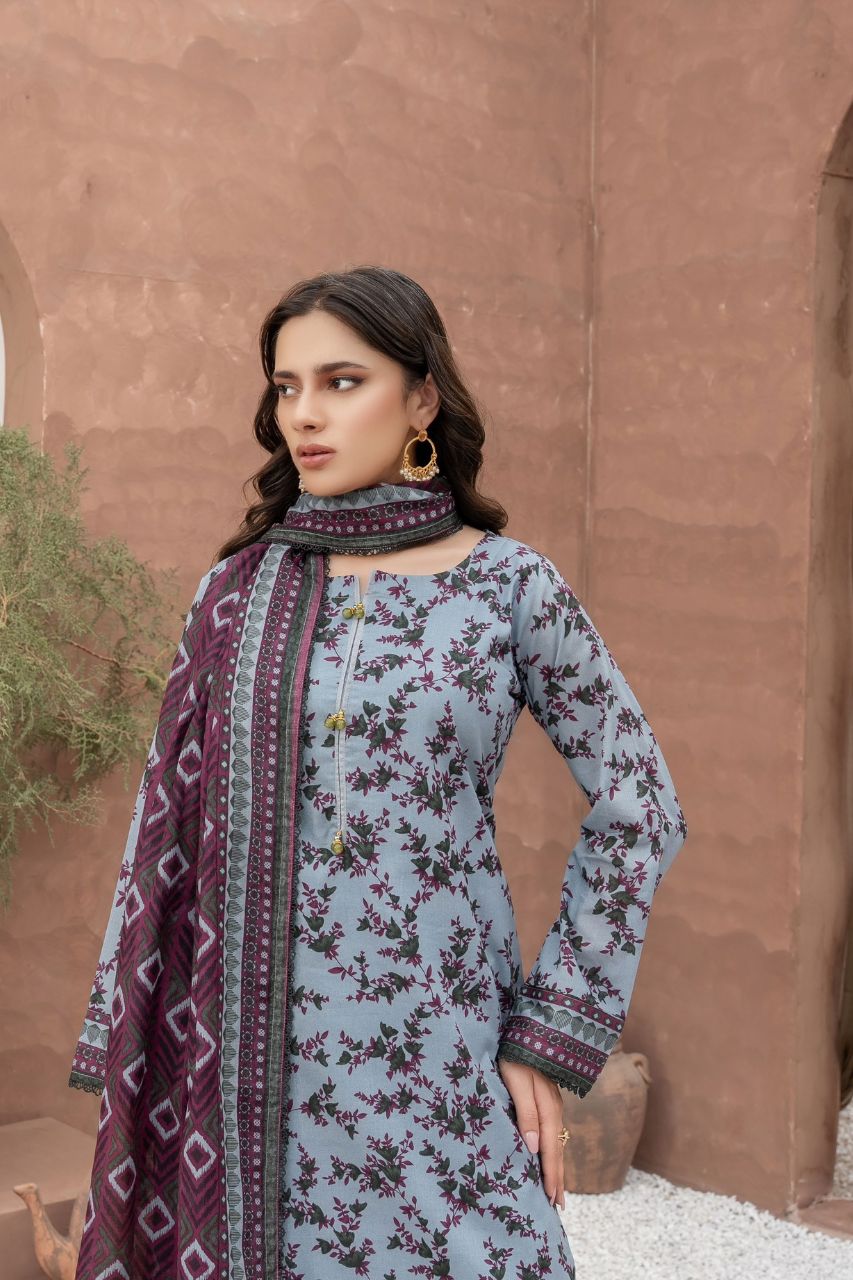 Zesh Airjet Printed Lawn 3PC