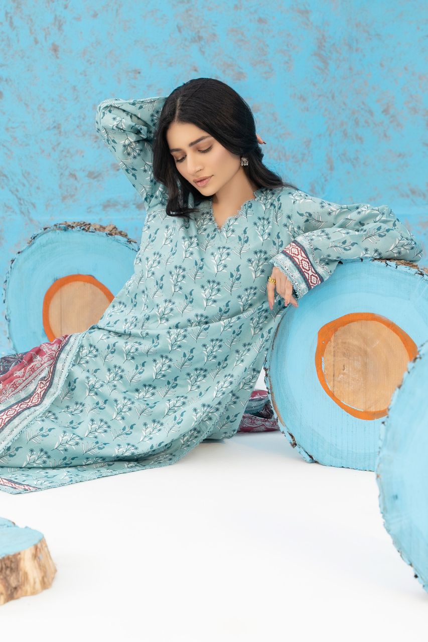 Zesh Airjet Printed Lawn 3PC
