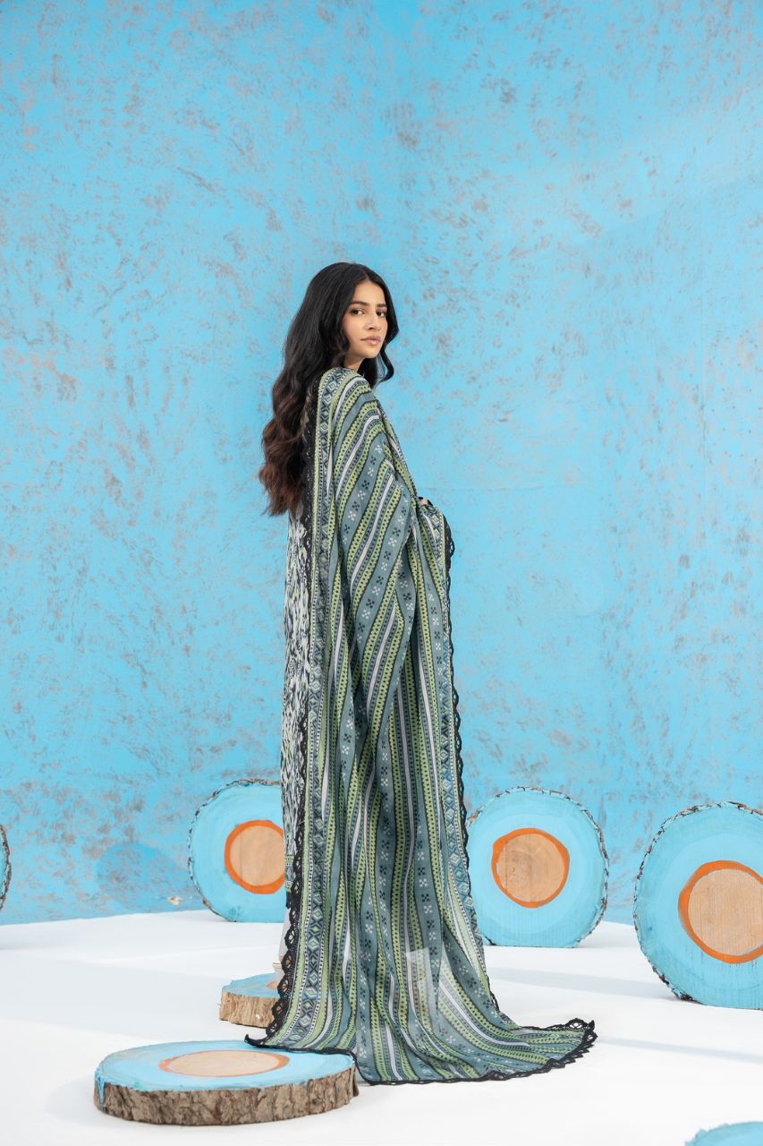 Zesh Airjet Printed Lawn 3PC