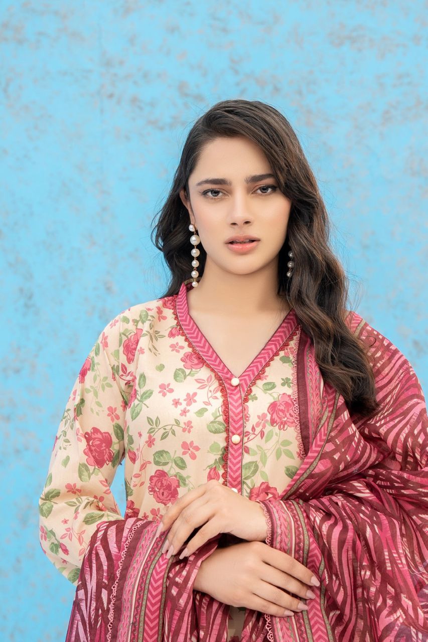 Zesh Airjet Printed Lawn 3PC