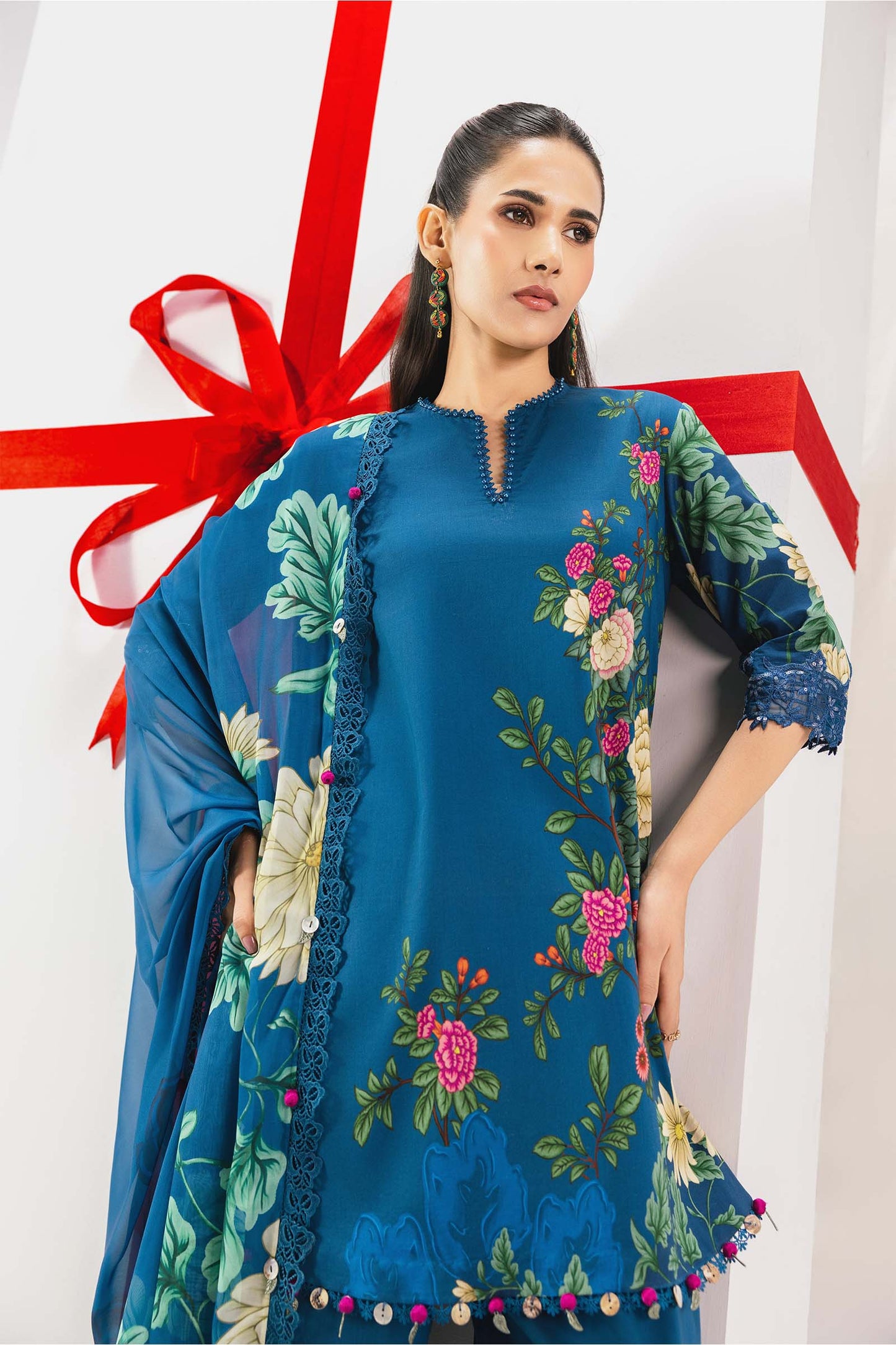 M/Basics By Maria B Digital Printed Lawn 3PC
