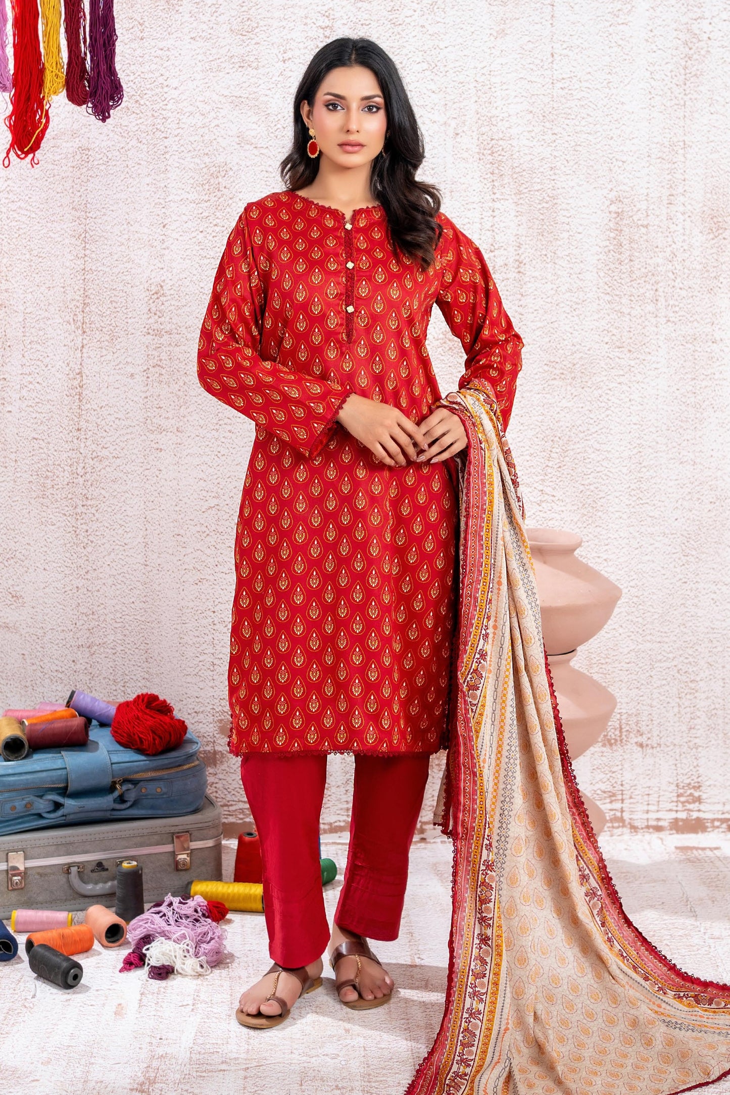 Zesh Printed Lawn 3-PC