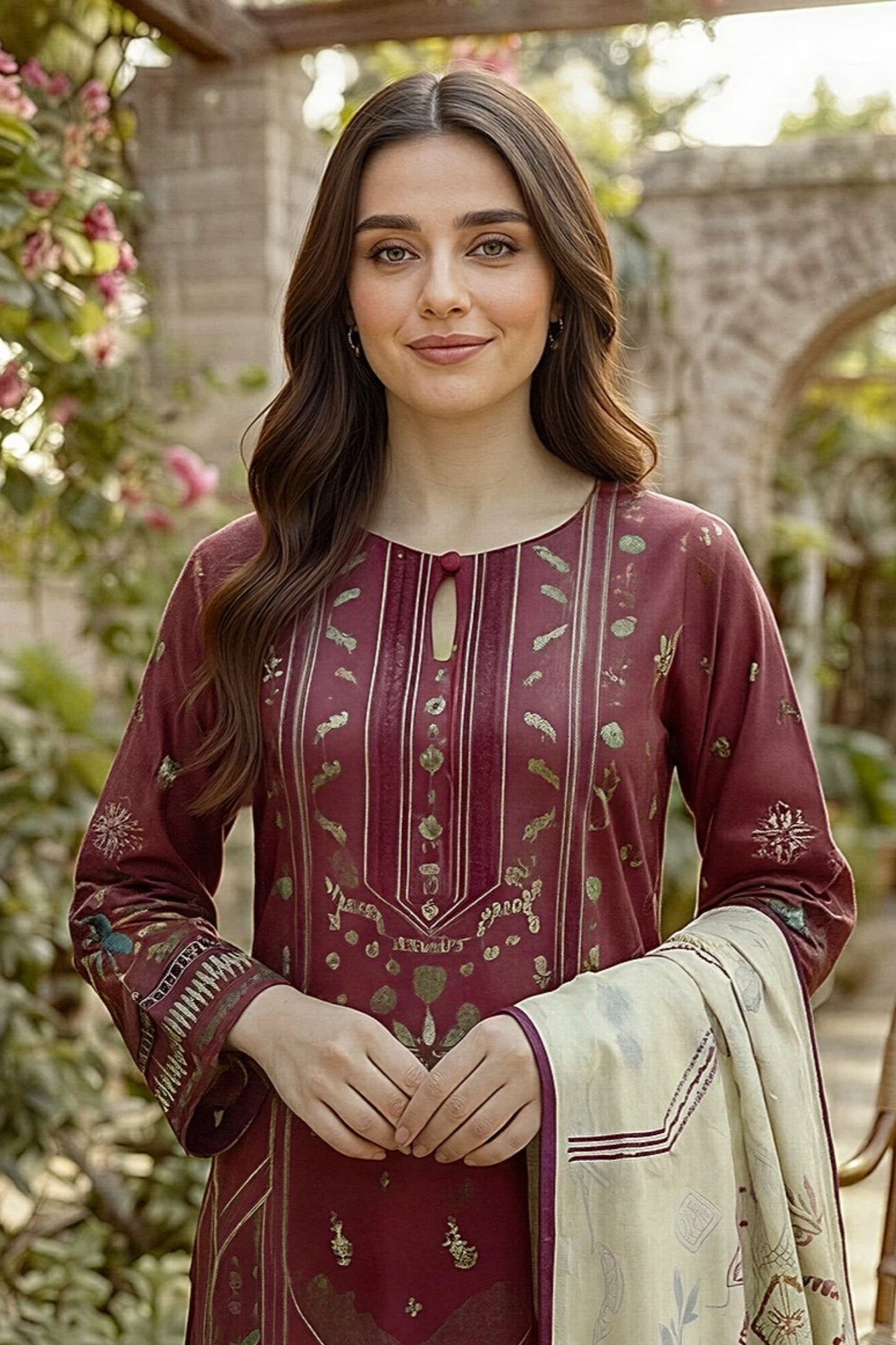 Zync By Florent Digital Printed Lawn 3PC