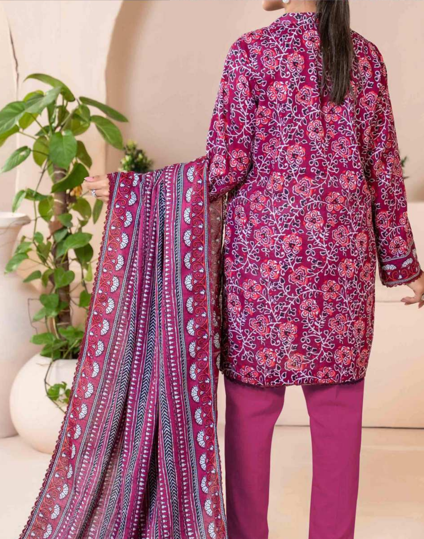 Mehnaz Airjet Printed Khaddar 3PC