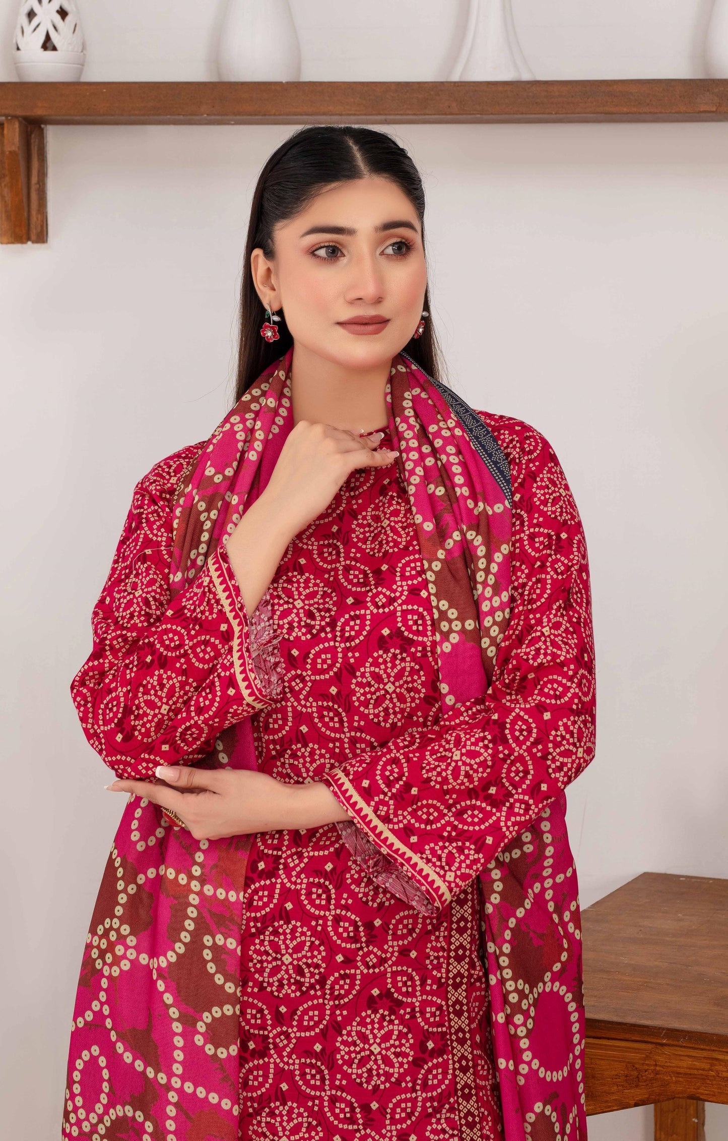 Mehar By Fiza Noor Printed Khaddar 3PC