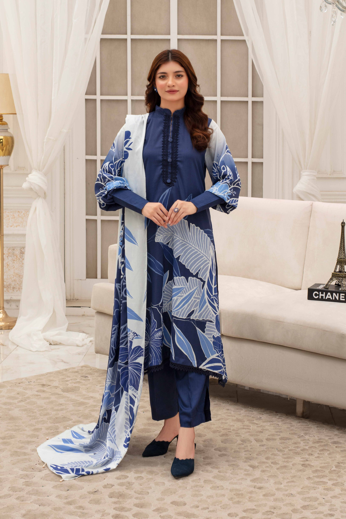 Fabiha By Feroza Digital Printed Linen 3PC