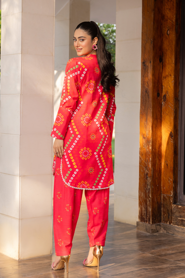 Raabi Digital Printed Khaddar 2PC