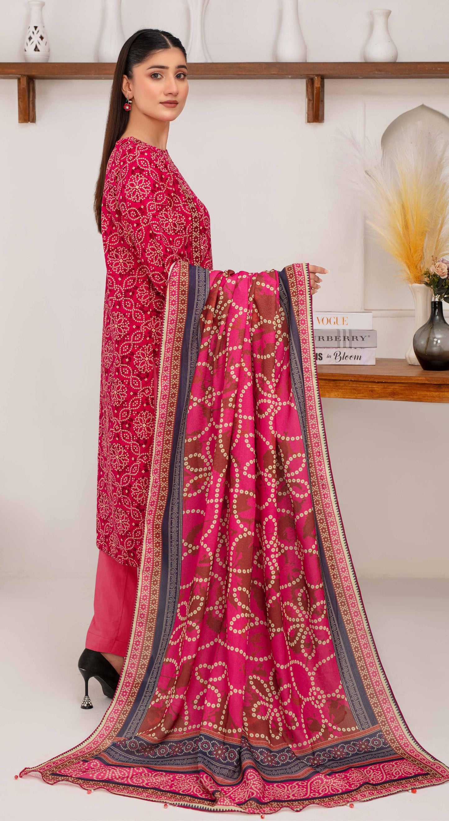 Mehar By Fiza Noor Printed Khaddar 3PC