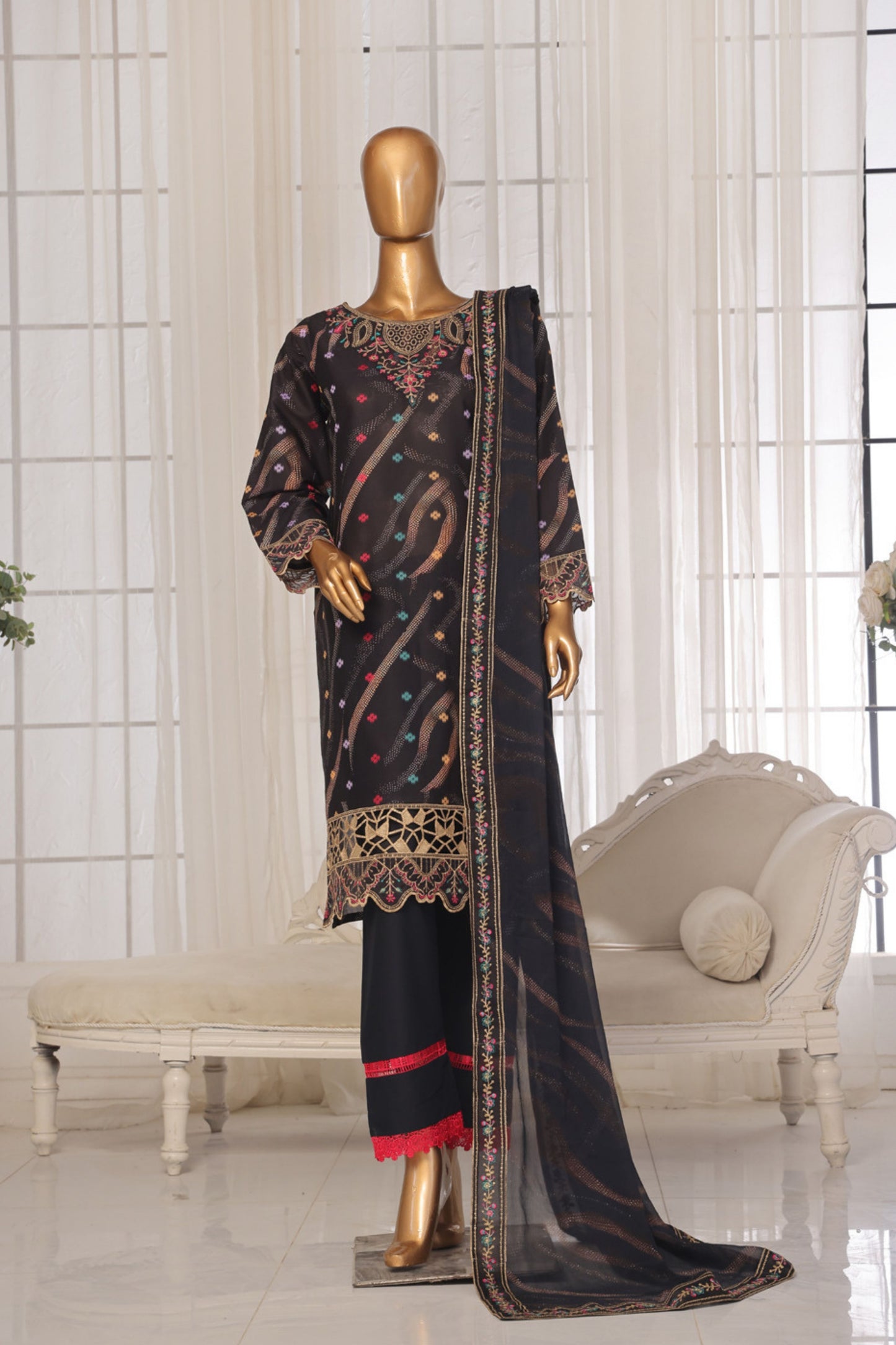 Khoobsurat By Anaya Noor Fine Jacquard Lawn 3-PC