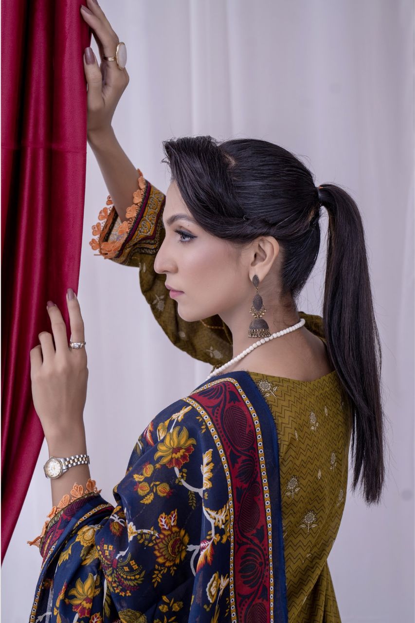 Arfa By Marooj Digital Printed Lawn 3PC