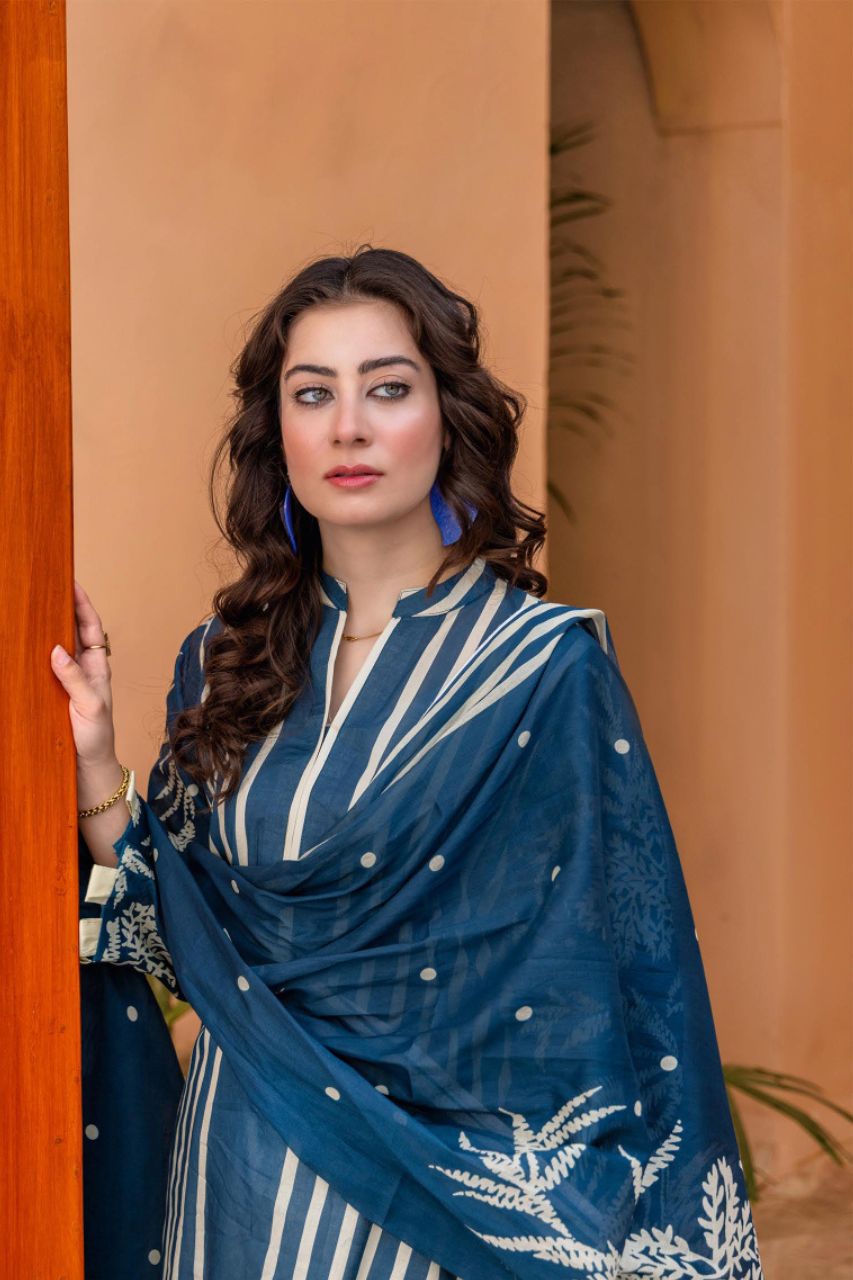 Bahaar By Meeral Premium Digital Printed Lawn 3PC