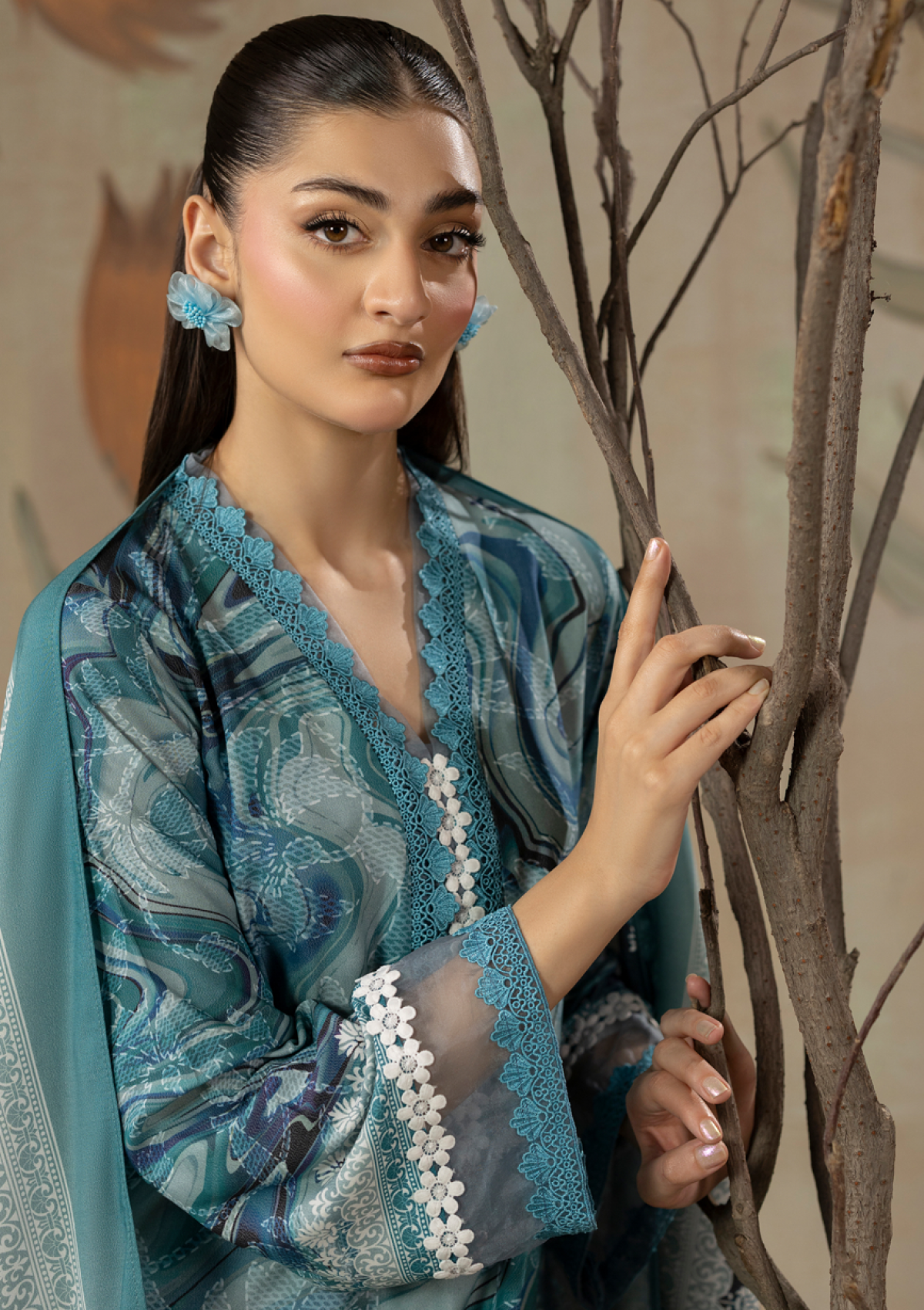 Wadi-e-Gull By Paltar Premium Printed Fancy Linen 3PC