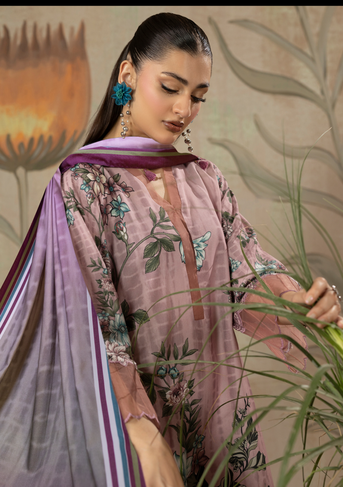 Wadi-e-Gull By Paltar Premium Printed Fancy Linen 3PC