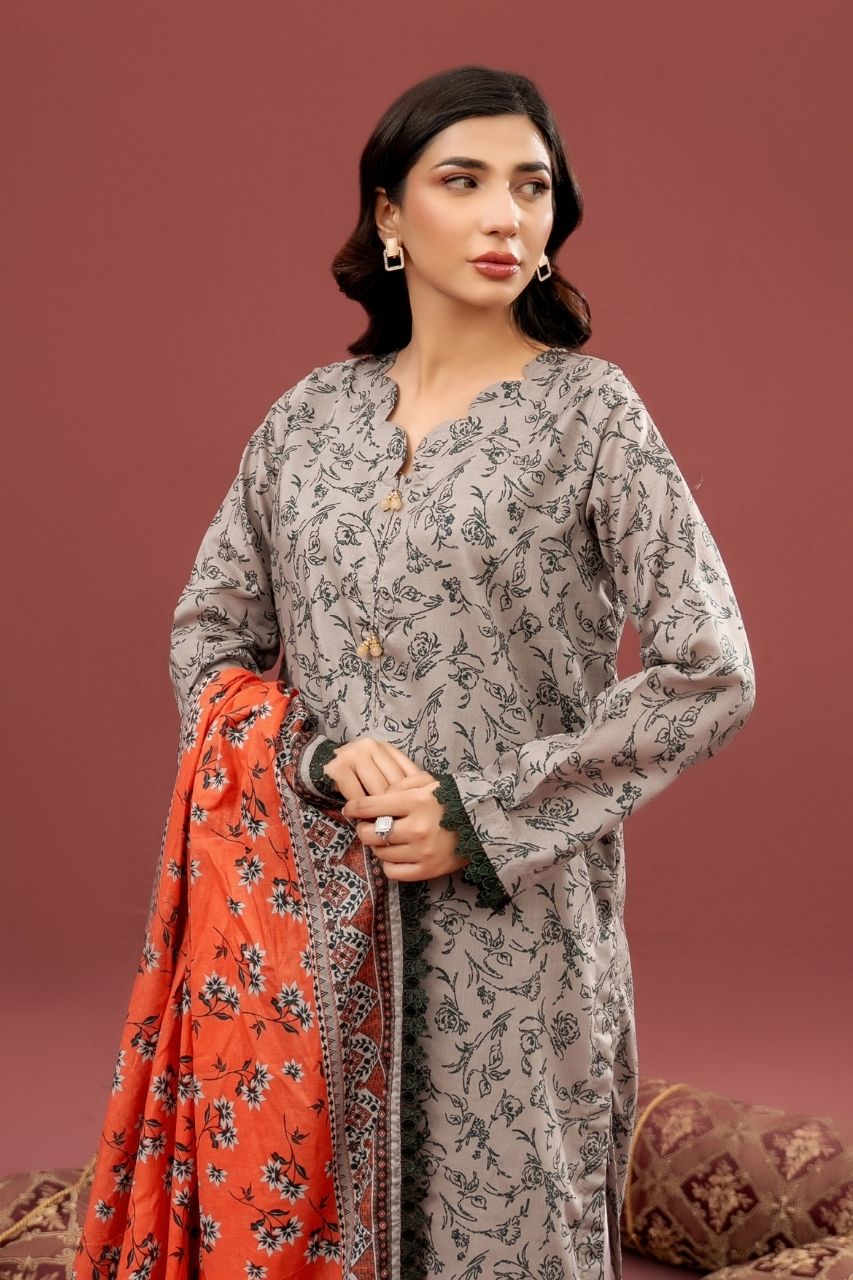 Zesh Drop-13 Airjet Printed Lawn 3PC