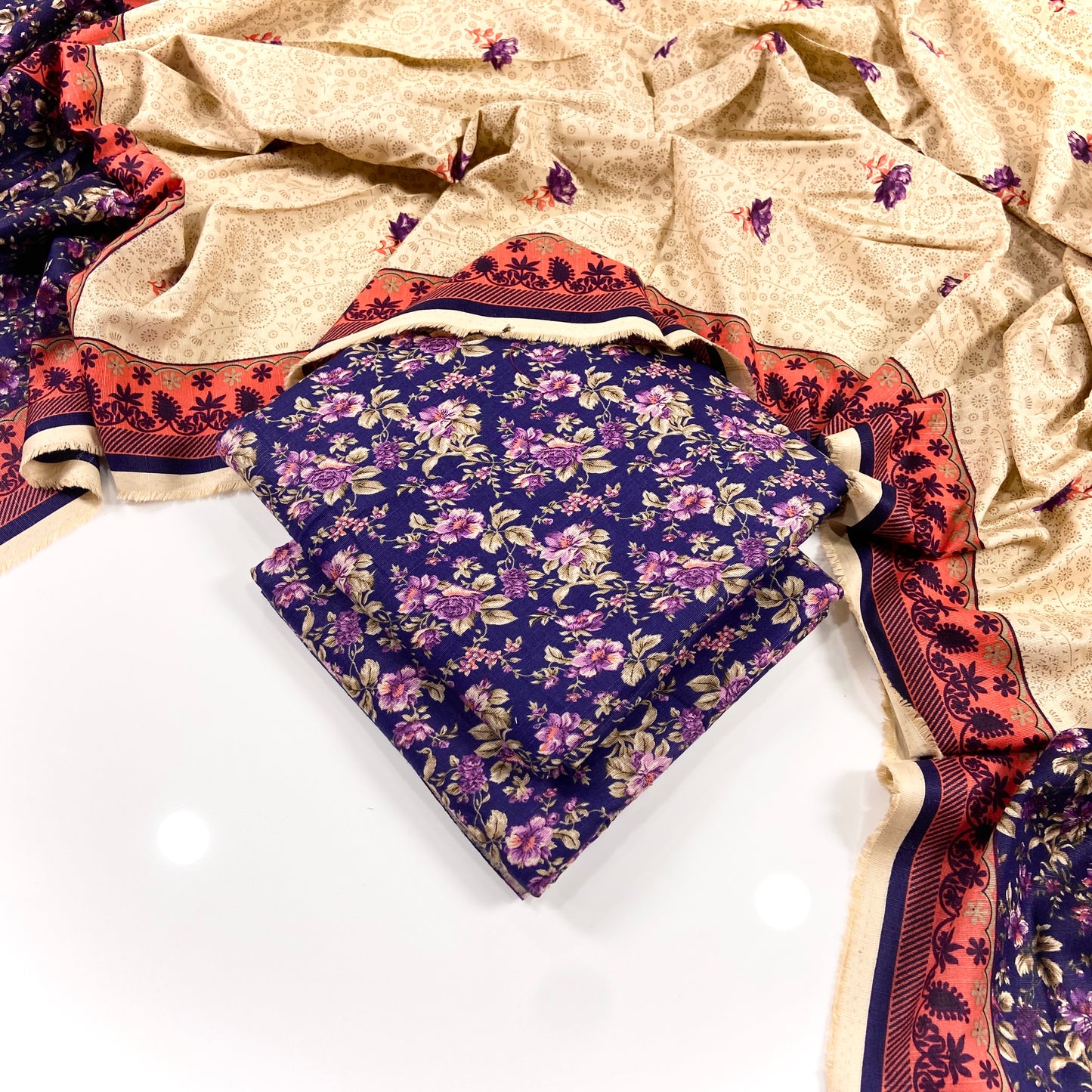 Kayseria All Over Digital Printed Khaddar 3PC