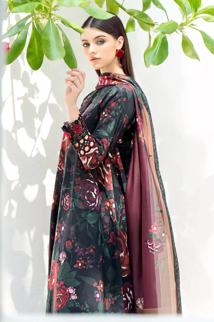 Baroque allover Printed Lawn 2-PC