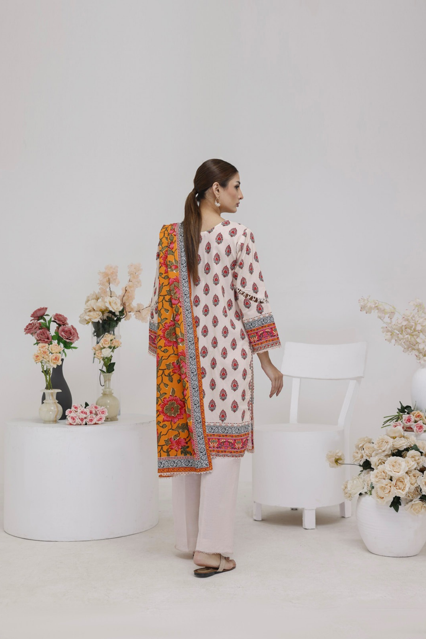 Salina Digital Printed Linen 3PC