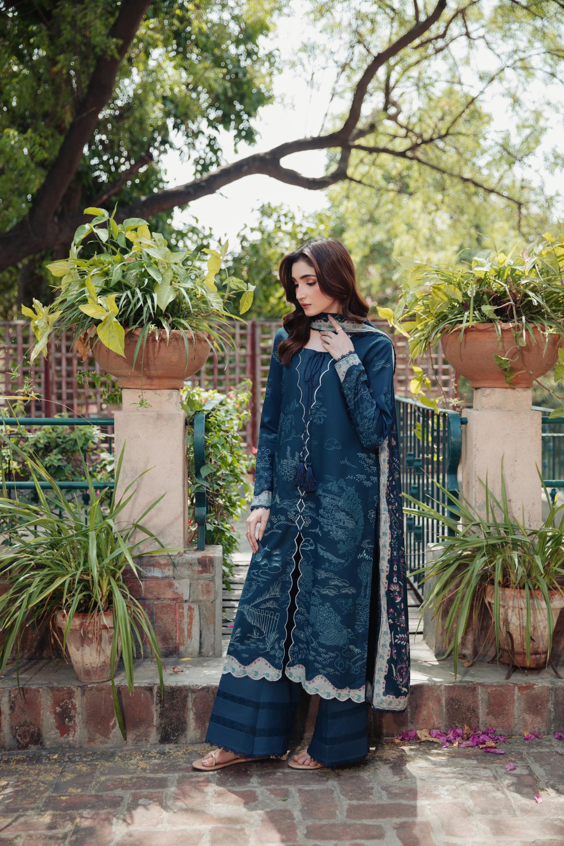 Zync By Florent Digital Printed Lawn 3PC