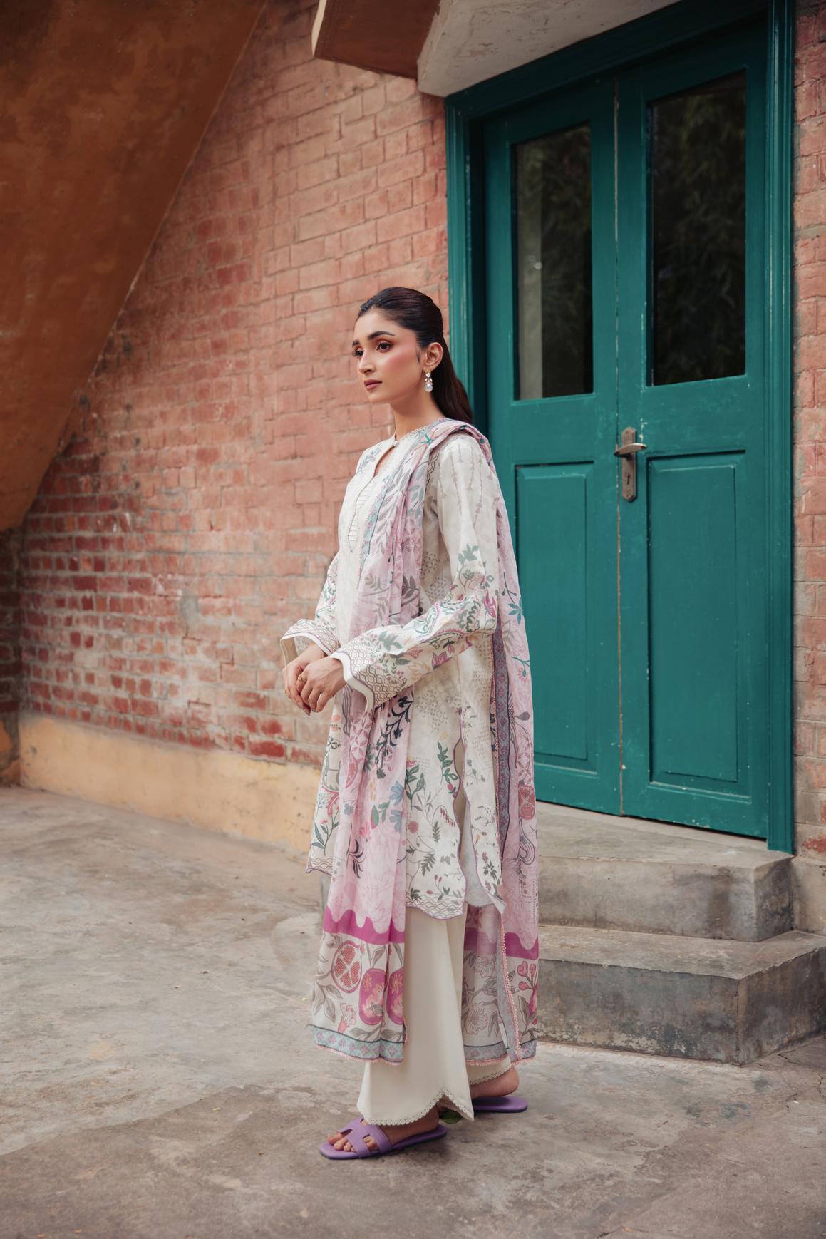 Zync By Florent Digital Printed Lawn 3PC