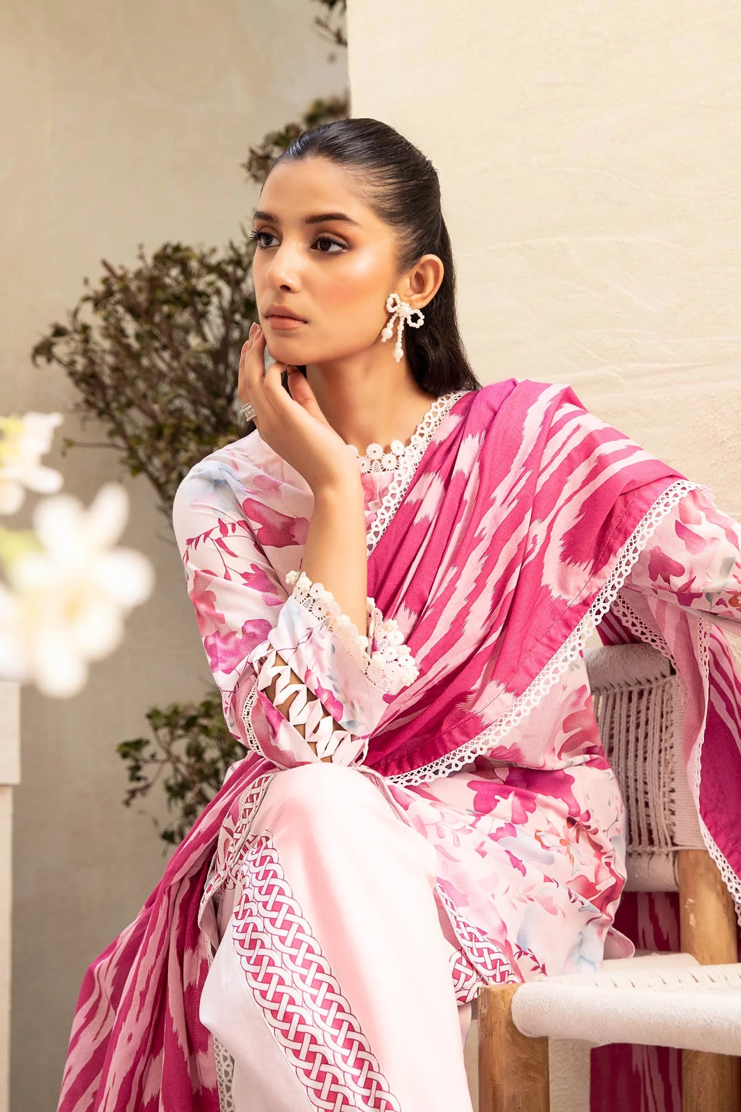 Elaheh By M. Basics Printed Lawn 3PC