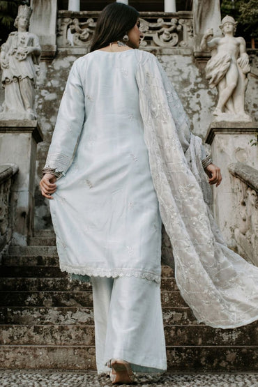Kashvi | Zaib-o-Zeenat | Emb Shisha Silk-3PC