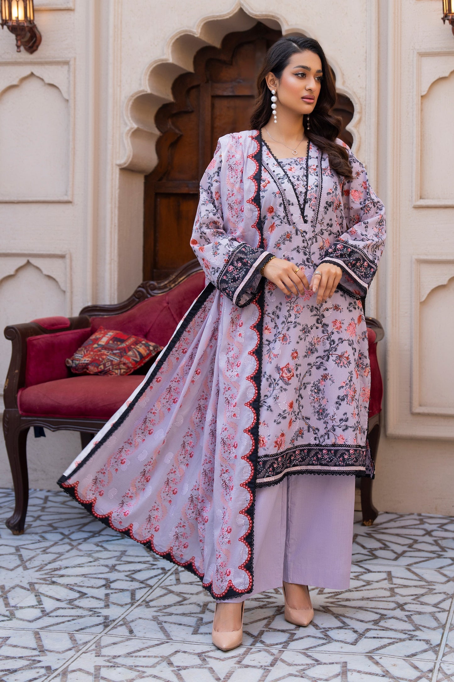 Rajahs Digital Printed Lawn 3PC