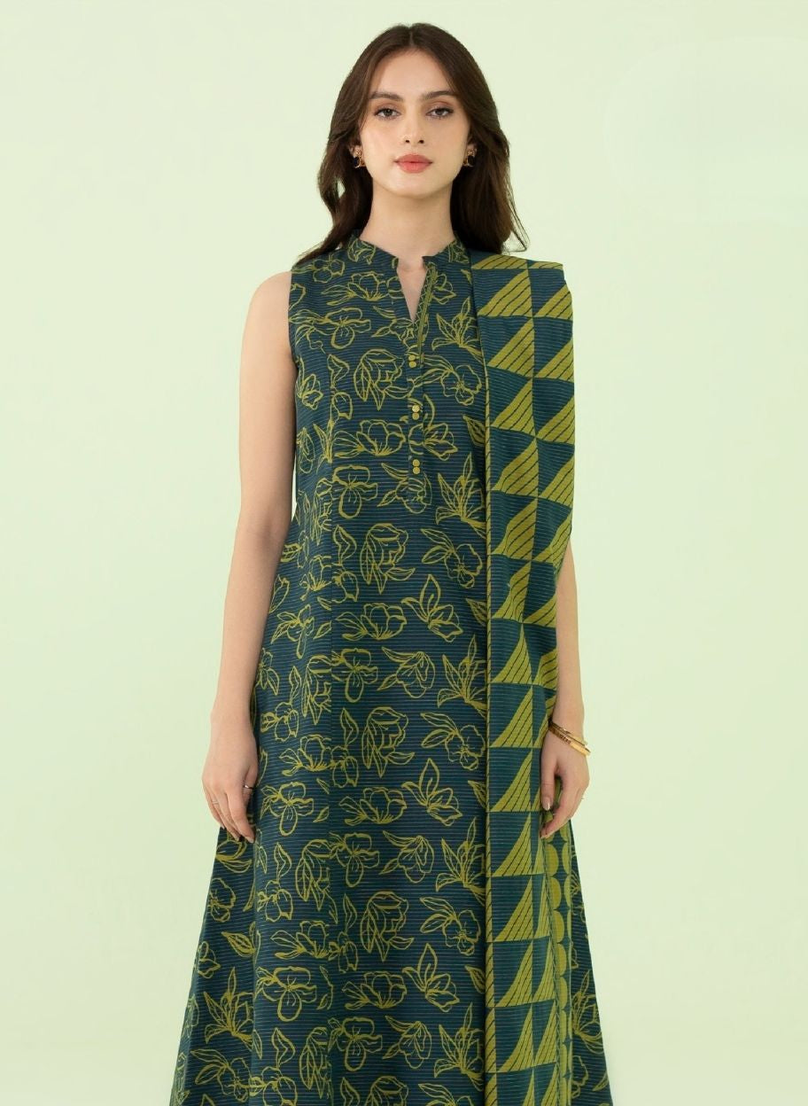 Sapphire Digital Printed Lawn 3PC