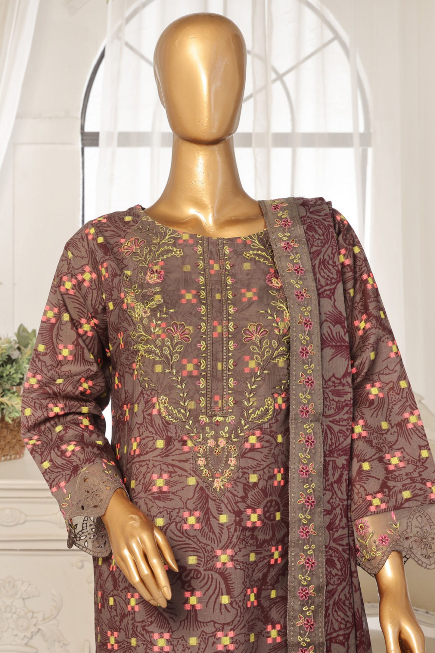 Khoobsurat By Anaya Noor Fine Jacquard Lawn 3-PC