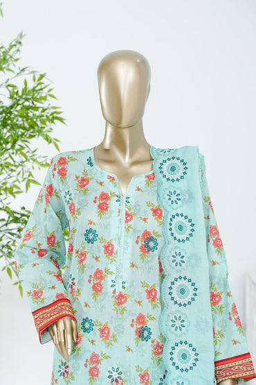 Aifa Printed & Embroidered Lawn 3PC
